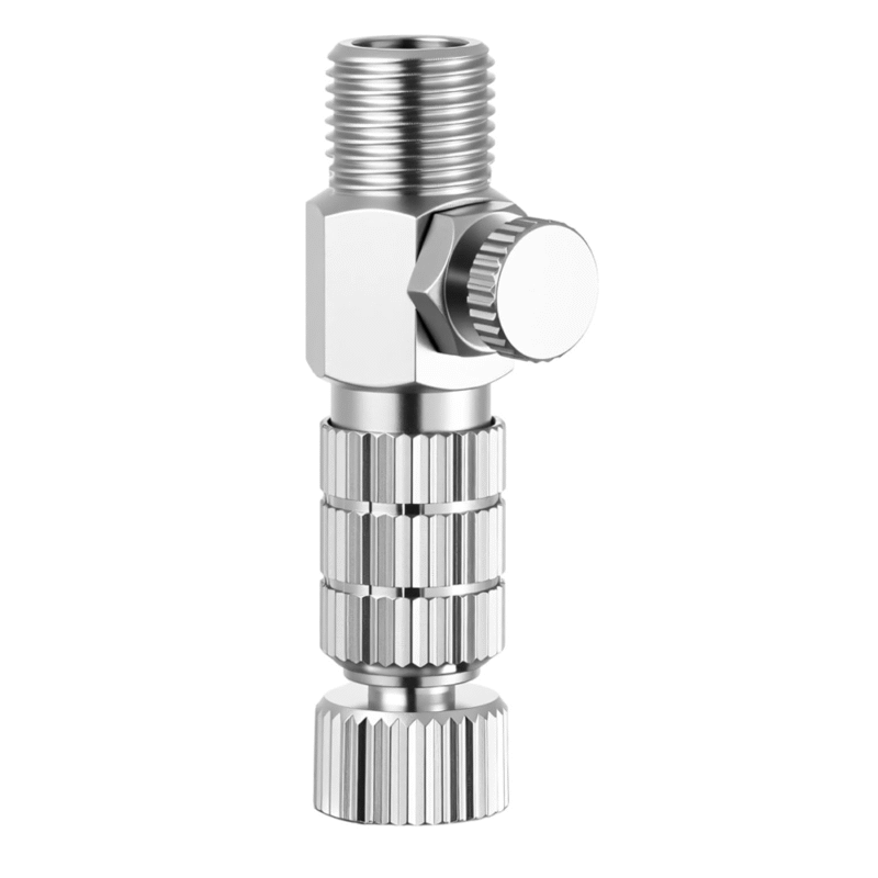 Airbrush Quick Release Disconnect 1/8" with Plug & Airflow Control Valve - 1/8" BSP Male and Female