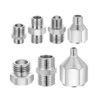 Airbrush Adaptor Kit Compressor Connector Set 1/4 to 1/8 Threaded Plug for Connecting for Compressor and Airbrush Hose