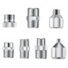 Airbrush Adaptor Kit Compressor Connector Set 1/4 to 1/8 Threaded Plug for Connecting for Compressor and Airbrush Hose