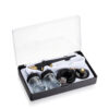 Airbrush Set Single-Action External Mix Siphon Feed Airbrush Set with 0.8mm Tip and 1/8" air inlet