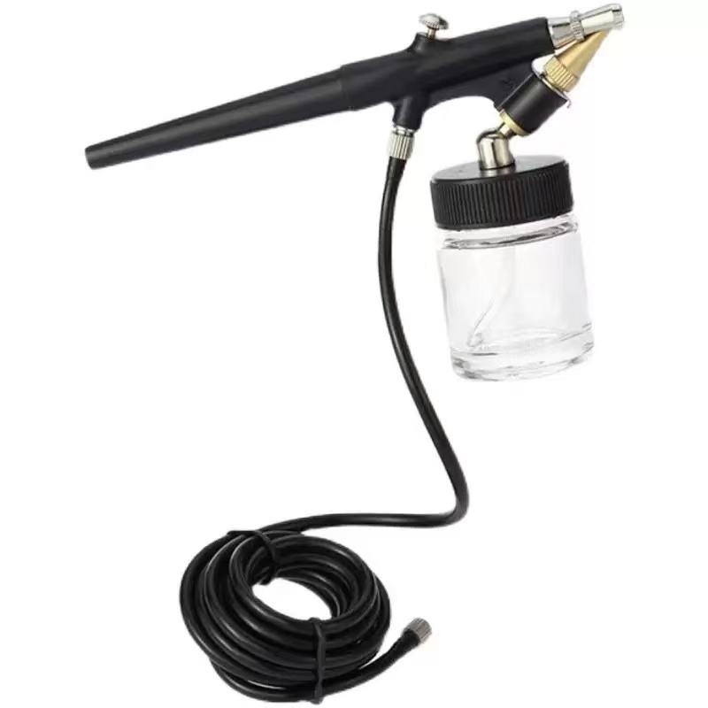 Airbrush Set Single-Action External Mix Siphon Feed Airbrush Set with 0.8mm Tip and 1/8" air inlet