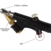 Airbrush Set Single-Action External Mix Siphon Feed Airbrush Set with 0.8mm Tip and 1/8" air inlet