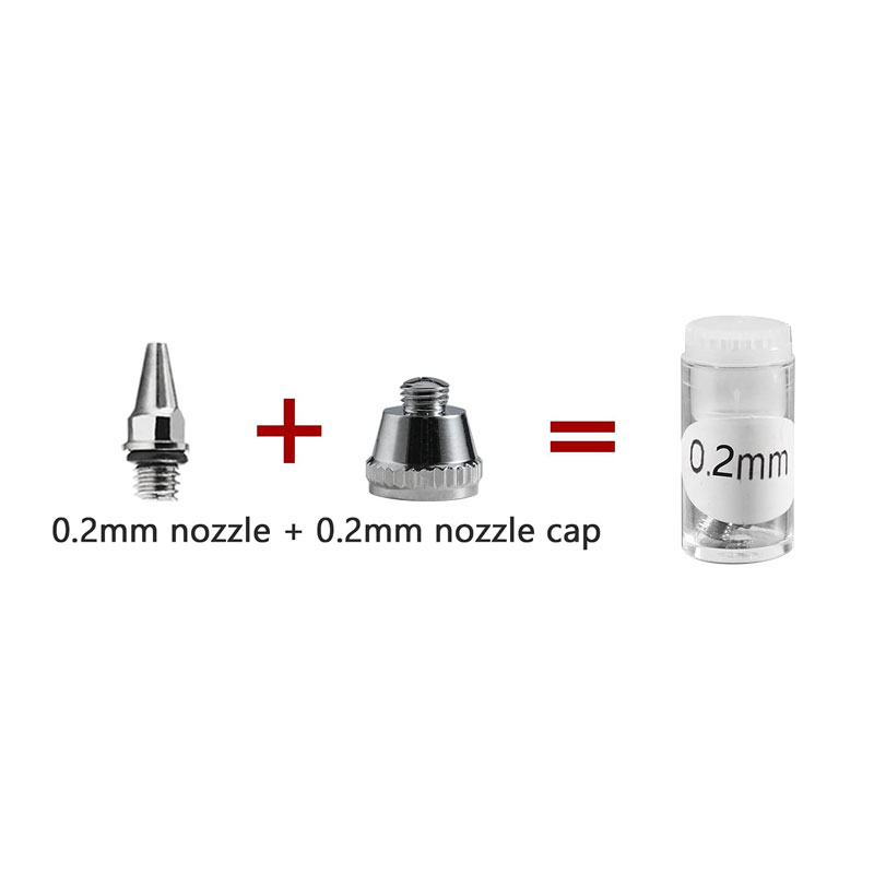 0.2mm Airbrush Nozzle+Nozzle Cap