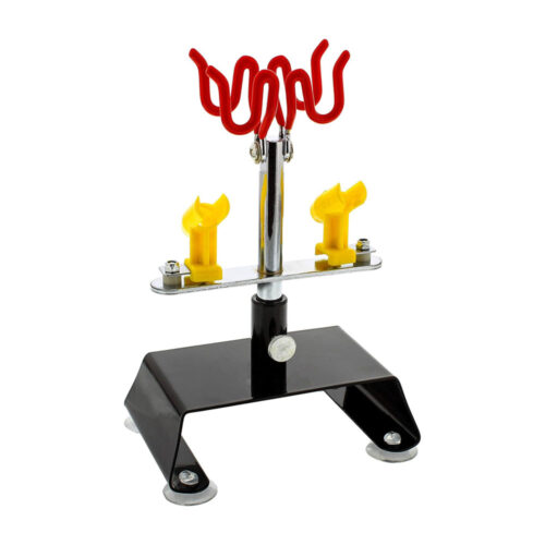 Airbrush Holder Station - Swivel & Tilt Tabletop - Airbrush Accessories & Supplies for Garage or Workspace