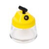 Airbrush Cleaning Pot Airbrush Cleaning Kit for Paint Guns and Airbrushes,  with Big Capacity for Easy Cleaning, Compatible with Most Airbrushes