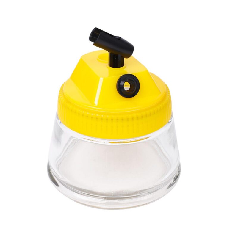 Airbrush Cleaning Pot Airbrush Cleaning Kit for Paint Guns and Airbrushes,  with Big Capacity for Easy Cleaning, Compatible with Most Airbrushes
