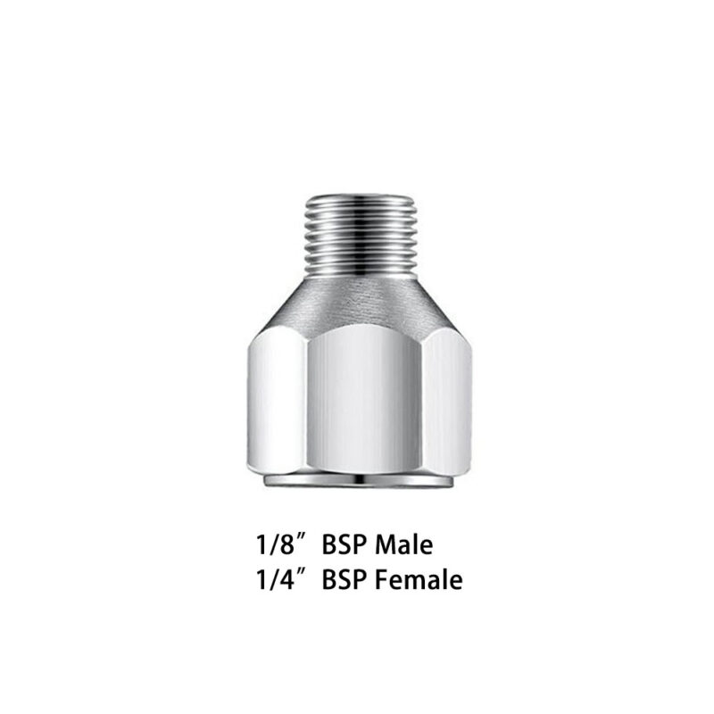 1/8”BSP Male - 1/4”BSP Female Airbrush Adapter Set Air Brush Fitting Connector Kit Airbrush Accessories for Mini Air Compressor and Air Hose Supplies
