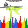 Airbrush Holder Portable Plastic Airbrush Stand for Dual-Action Air Brush Holder Accessory