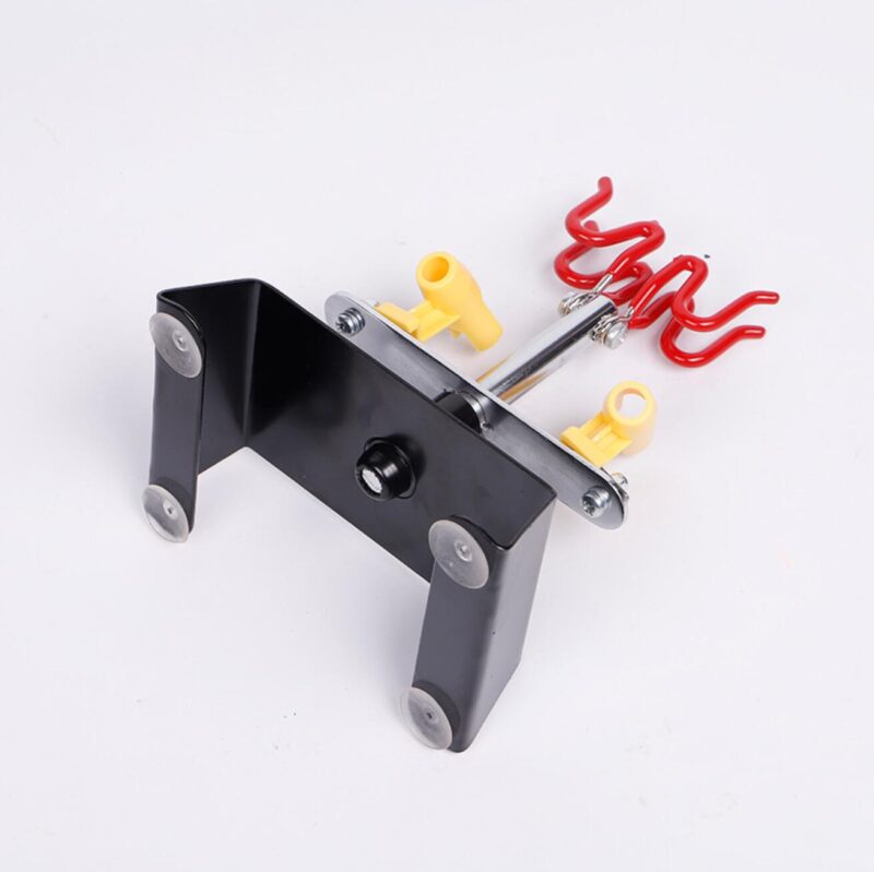 Airbrush Holder Station - Swivel & Tilt Tabletop - Airbrush Accessories & Supplies for Garage or Workspace