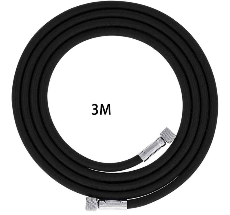 300cm 1/8" BSP Airbrush Air Hose   Black