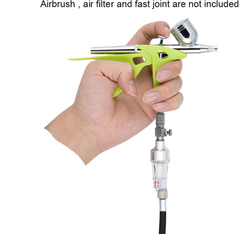 Airbrush Holder Portable Plastic Airbrush Stand for Dual-Action Air Brush Holder Accessory