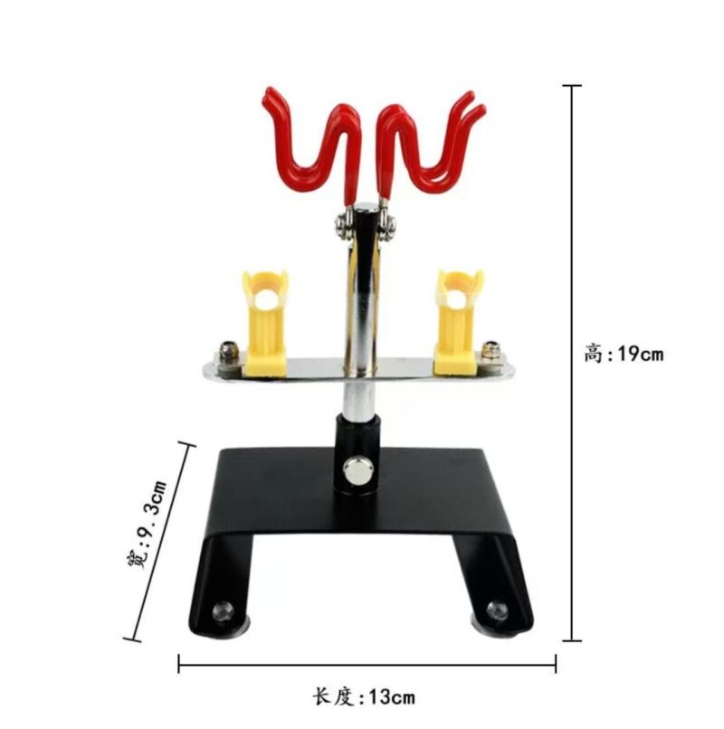 Airbrush Holder Station - Swivel & Tilt Tabletop - Airbrush Accessories & Supplies for Garage or Workspace