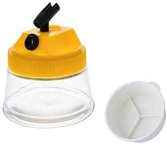Airbrush Cleaning Pot Airbrush Cleaning Kit for Paint Guns and Airbrushes,  with Big Capacity for Easy Cleaning, Compatible with Most Airbrushes