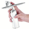 RDSWA Airbrush kit with compressor dual action spraying for model painting, barber, nails art, makeup