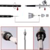 Stainless Steel Spray Guns Needle, Airbrush Spray Cleaning Repair Tool, Air Brush Cleaner