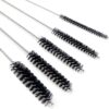 5 Piece 4-Inch Airbrush Cleaning Brush, Nylon Tube Brush Set, Straw Cleaning Brush, Carburetor Cleaning Brush, Small Wire Brush, Cleaning Tools, Black