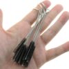 5 Piece 4-Inch Airbrush Cleaning Brush, Nylon Tube Brush Set, Straw Cleaning Brush, Carburetor Cleaning Brush, Small Wire Brush, Cleaning Tools, Black