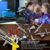 Airbrush Holder Station - Swivel & Tilt Tabletop - Airbrush Accessories & Supplies for Garage or Workspace