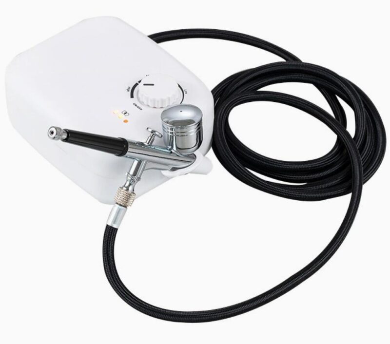 RDSWA RD400K DIY Model Spray Tool Paint Sprayer Air Pump Airbrush Cake Decorating Airbrush with Compressor 0.3MM Nozzle
