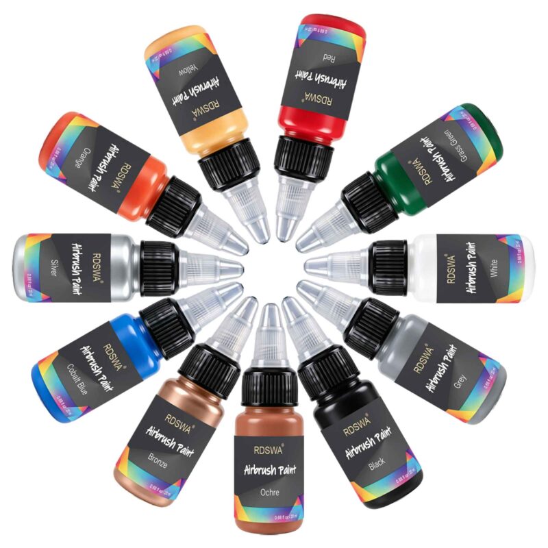 RDSWA Airbrush Paint, Water-Based Acrylic Paint, Ready-to-Spray