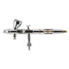 R7S RDSWA Airbrush kit, Spray Gun, Airbrush Gun Dual-Action Gravity , 0.2mm Needle, Air Brush Set Makeup Nail Art Painting Model Coloring Cake Decor Silver