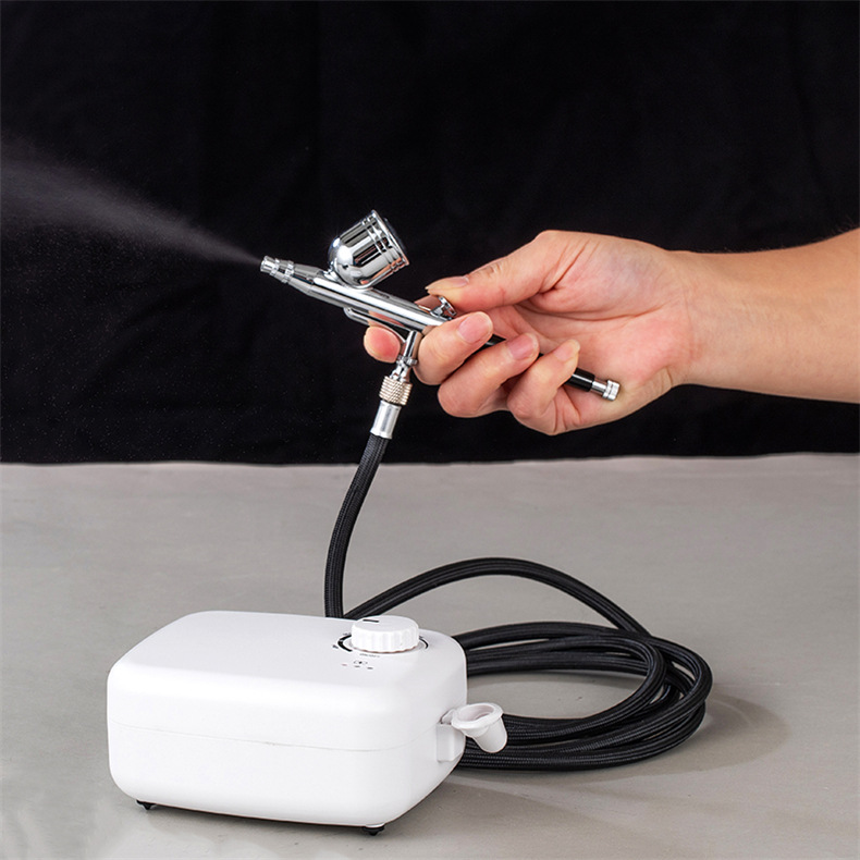 RDSWA RD400K DIY Model Spray Tool Paint Sprayer Air Pump Airbrush Cake Decorating Airbrush with Compressor 0.3MM Nozzle